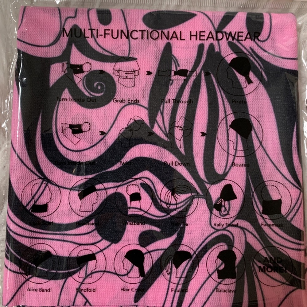 Aster June multi function headbands/ face shields